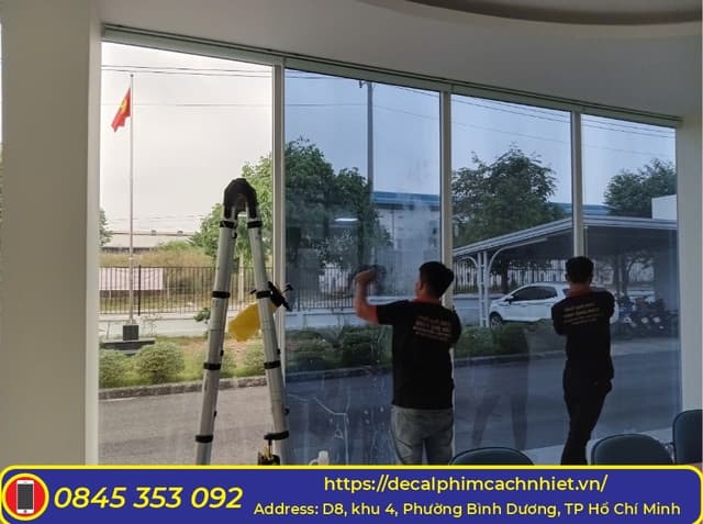 Dán Phim Cách Nhiệt Cho Văn Phòng và Nhà Xưởng