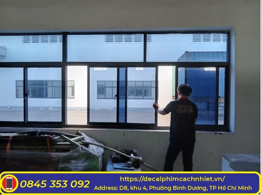 Dán Phim Cách Nhiệt Cho Văn Phòng và Nhà Xưởng