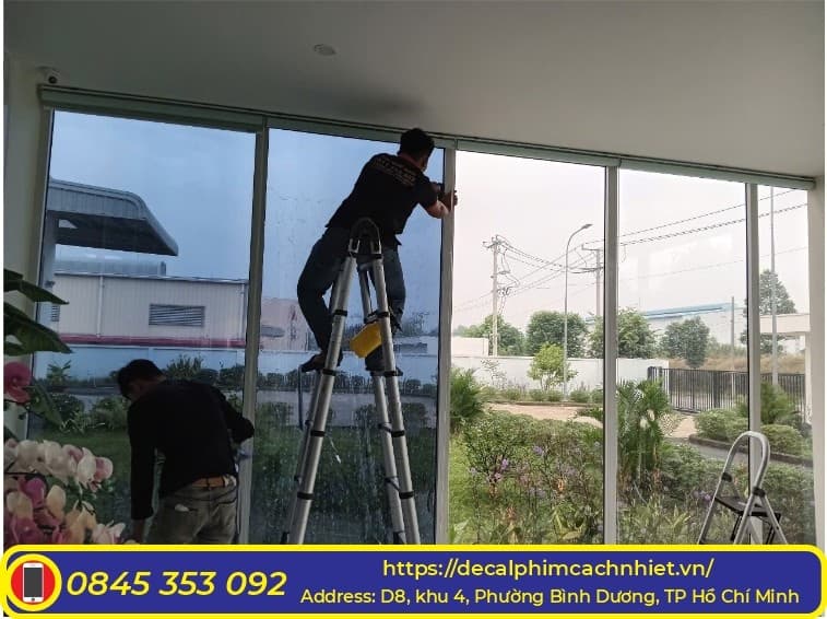 DÁN PHIM CÁCH NHIỆT CHỐNG NẮNG TẠI THUẬN AN DĨ AN - PHÚ QUÝ NEG