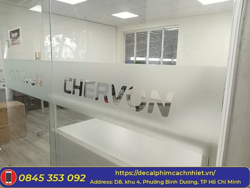 Decal Mờ Dán Kính Văn Phòng - Thi Công Tận Nơi VSIP 2 Bình Dương
