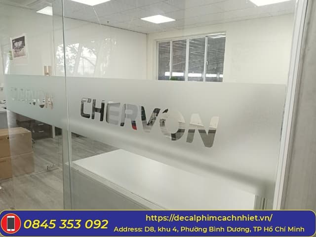 Decal Mờ Dán Kính Văn Phòng - Thi Công Tận Nơi VSIP 2 Bình Dương